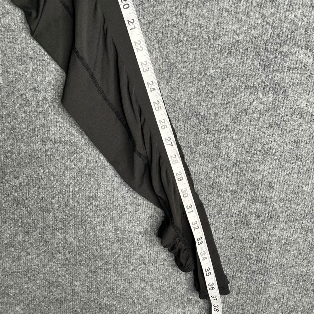 Skinnify Womens Black Ruched Stacked Leggings Scrunch Butt Stirrup Cuffs Small - Picture 5 of 7